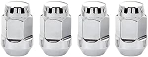 McGard 64010 Chrome Bulge Cone Seat Style Lug Nuts (1/2" - 20 Thread Size) - Set of 4