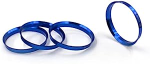 Wheel Accessories Parts Set of 4 Hub Centric Ring 73mm OD to 70.5mm Hub ID, Metal (Wheel Hub Ring, 4 Pack, 73 mm OD to 70.50 mm ID Wheel Centerbore, Metal)