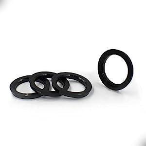 Wheel Accessories Parts Set of 4 Hub Centric Ring 83mm OD to 70.5mm Hub ID, Black Polycarbonate (Wheel Hub Ring, 4 Pack, 83 mm OD to 70.50 mm ID Wheel Centerbore, Black Polycarbonate)