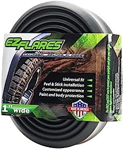 EZ Flares – The Original Universal Flexible Foam Rubber 1-Inch Fender Flares