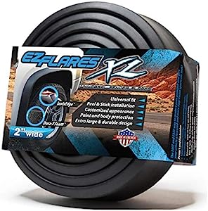 EZ Flares XL – The Original Universal Flexible Foam Rubber 2-Inch Fender Flares