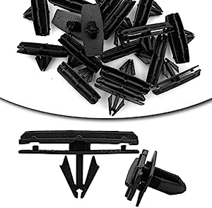 Rydowenna 20PCS Fender Flare & Rocker Moulding Clips Compatible with Jeep Wrangler JK & Unlimited JK Ram 4500 Ram 5500.68039280-AA, black, m
