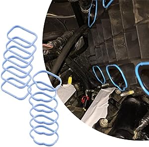 Intake Manifold Rubber Sealing Gasket, Intake Manifold Upper and Lower Gasket Set Fits for Chrysler Dodge Jeep, Replaces# 5184562AC 5184331AC